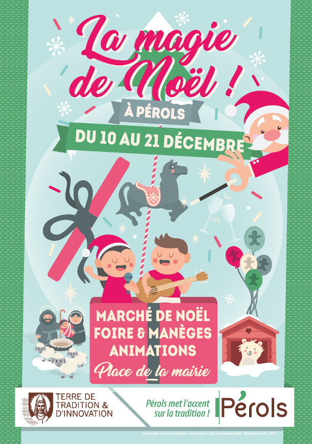 Affiche Noël Perols