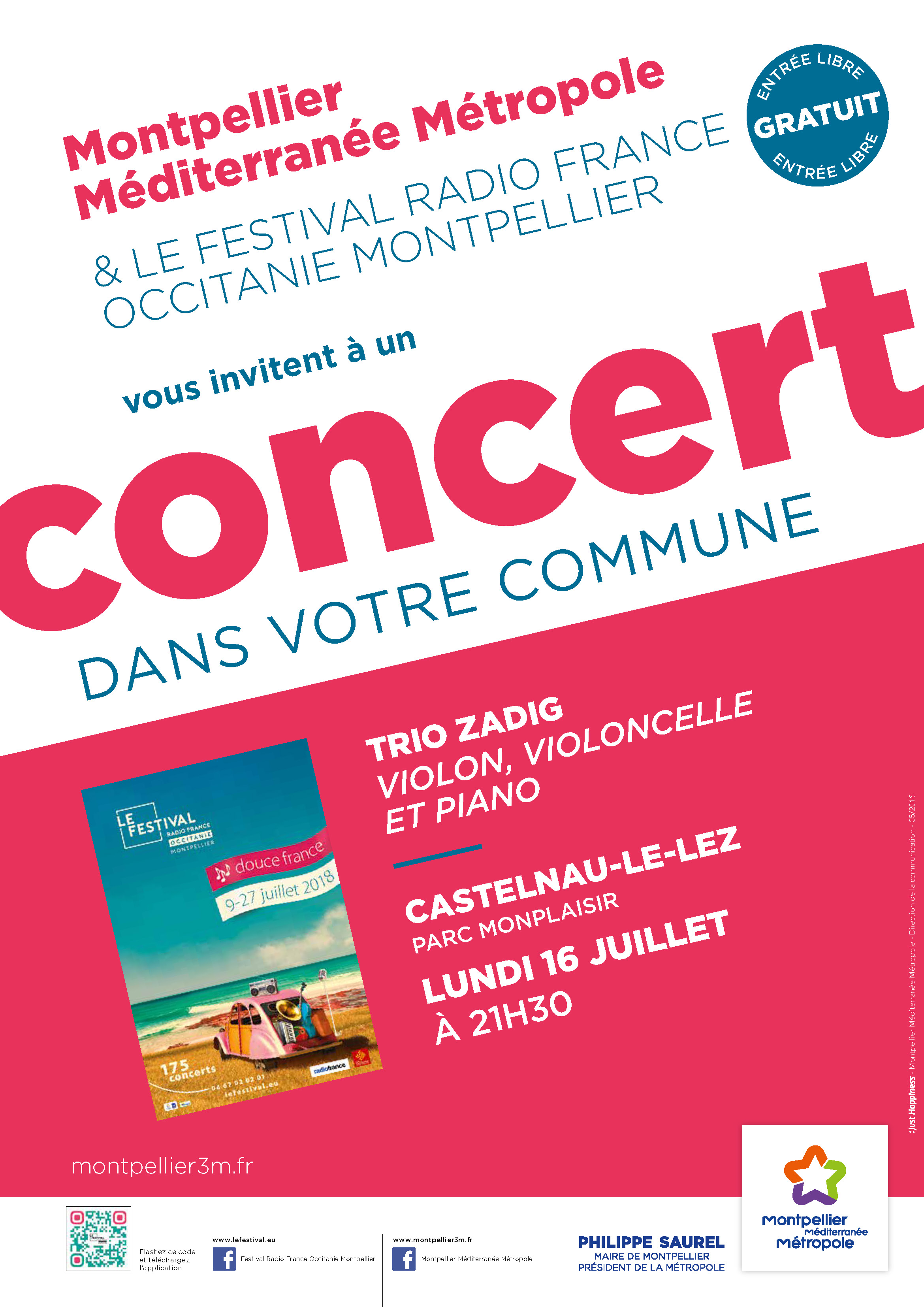 Festival Radio France Occitanie Montpellier | TRIO ZADIG