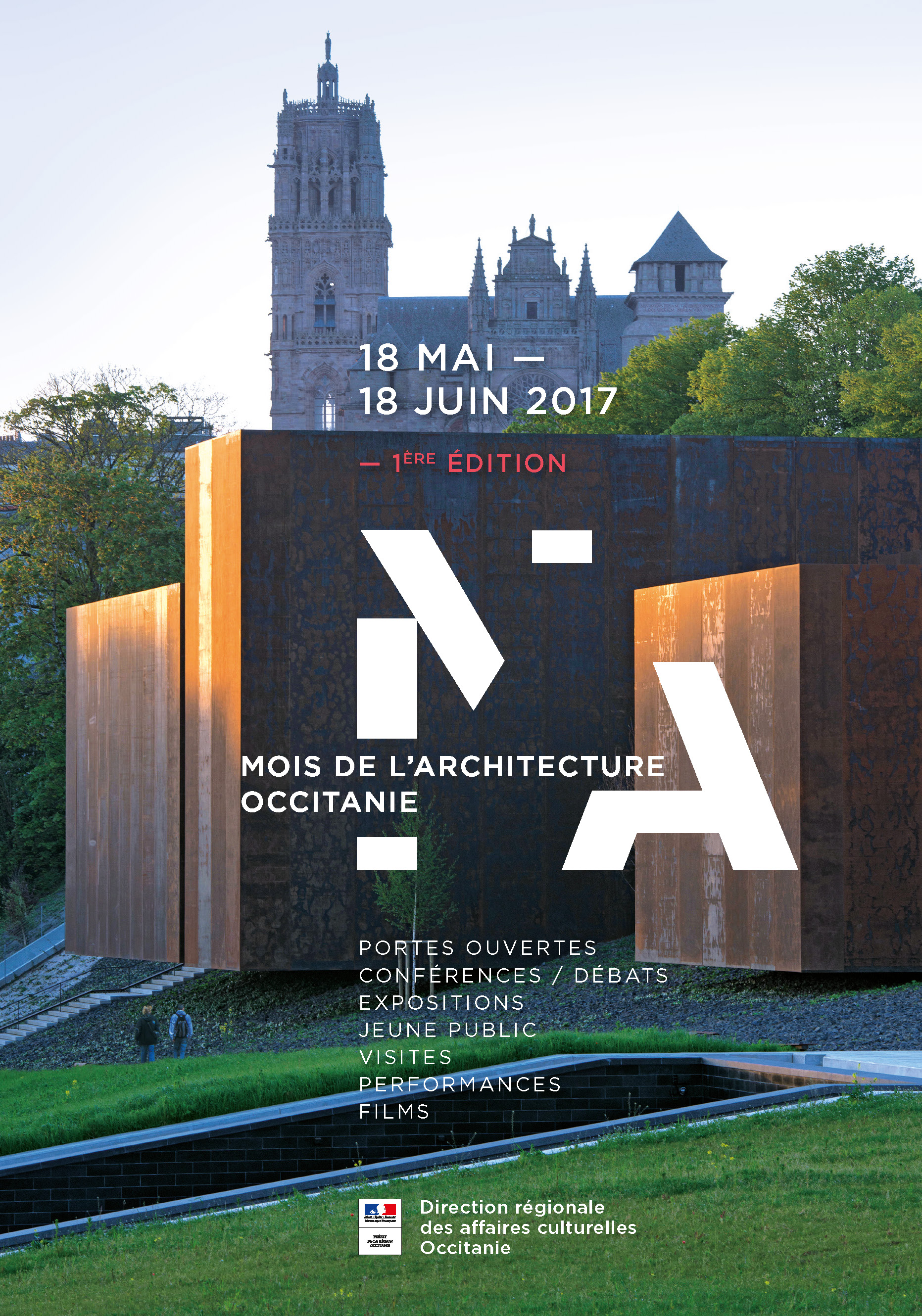 Affiche mois de l'Architecture Occitanie