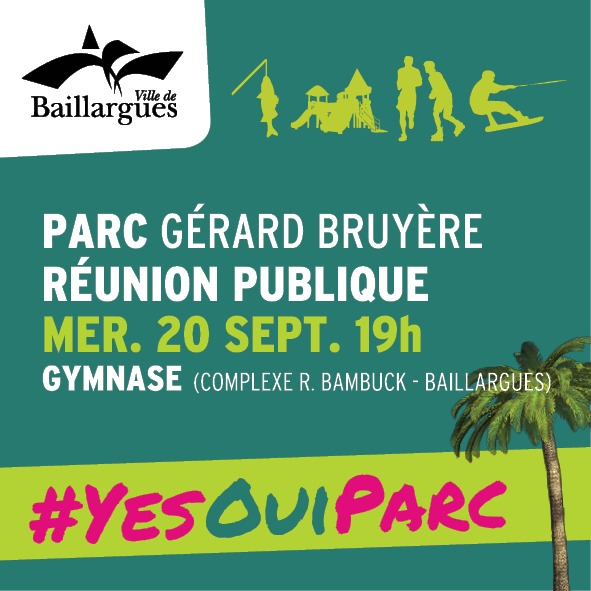 Réunion publique parc multiglisse Gérard Bruyère à Baillargues