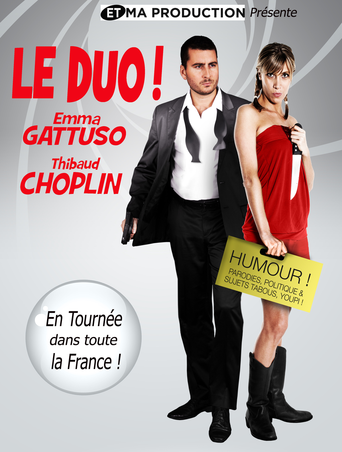 Affiche Emma Gattuso & Thibaud Choplin - LE DUO 