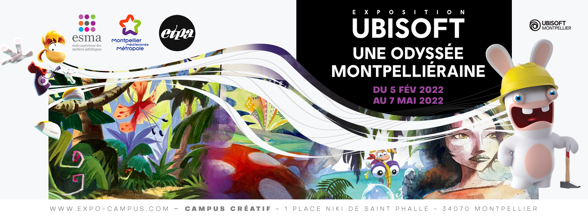 Exposition « Ubisoft, une odyssée montpelliéraine » au Campus Créatif du 5 février au 7 mai 2022 | Montpellier Méditerranée Métropole