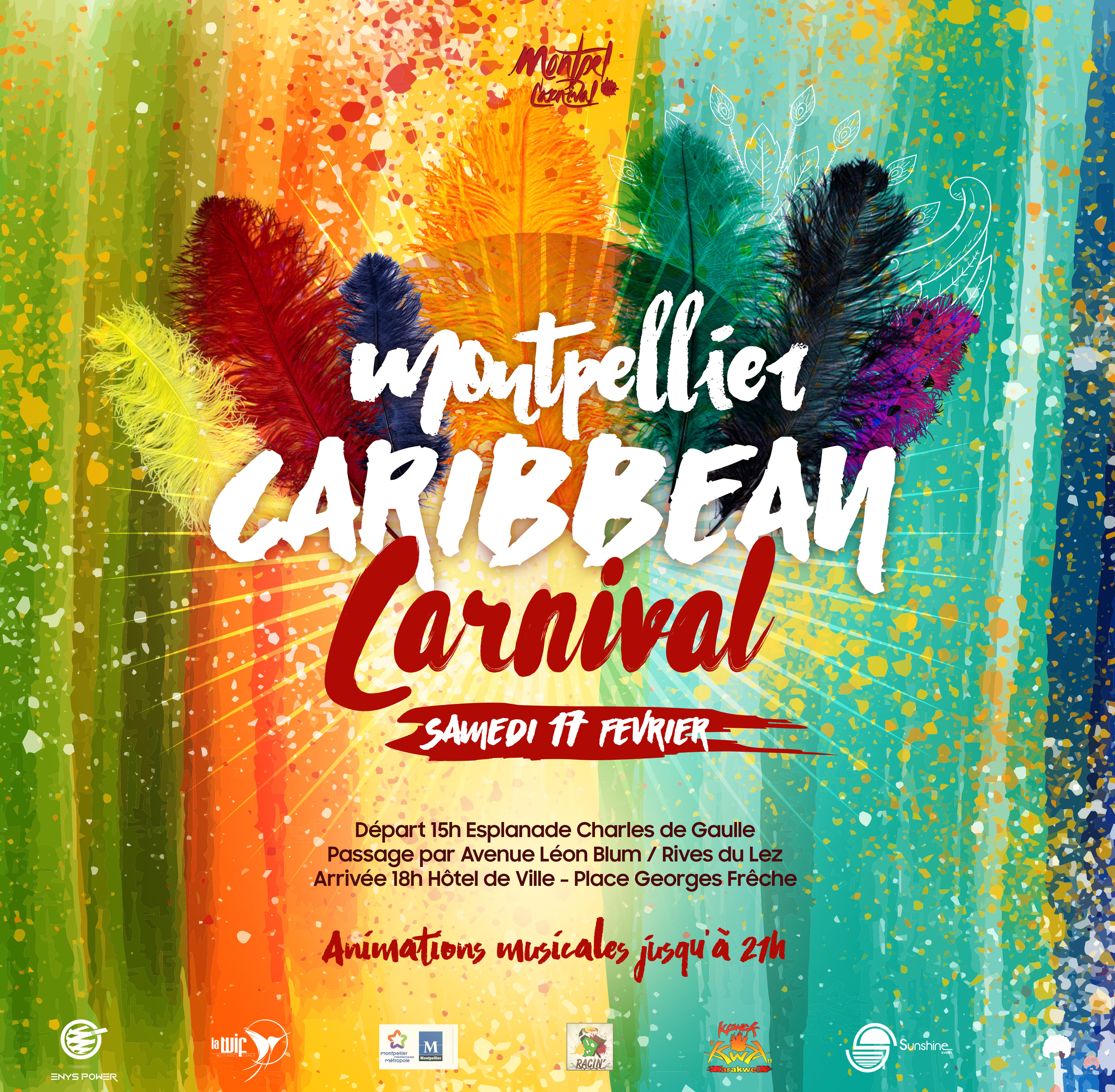 Affiche du Montpellier Caribbean Carnival
