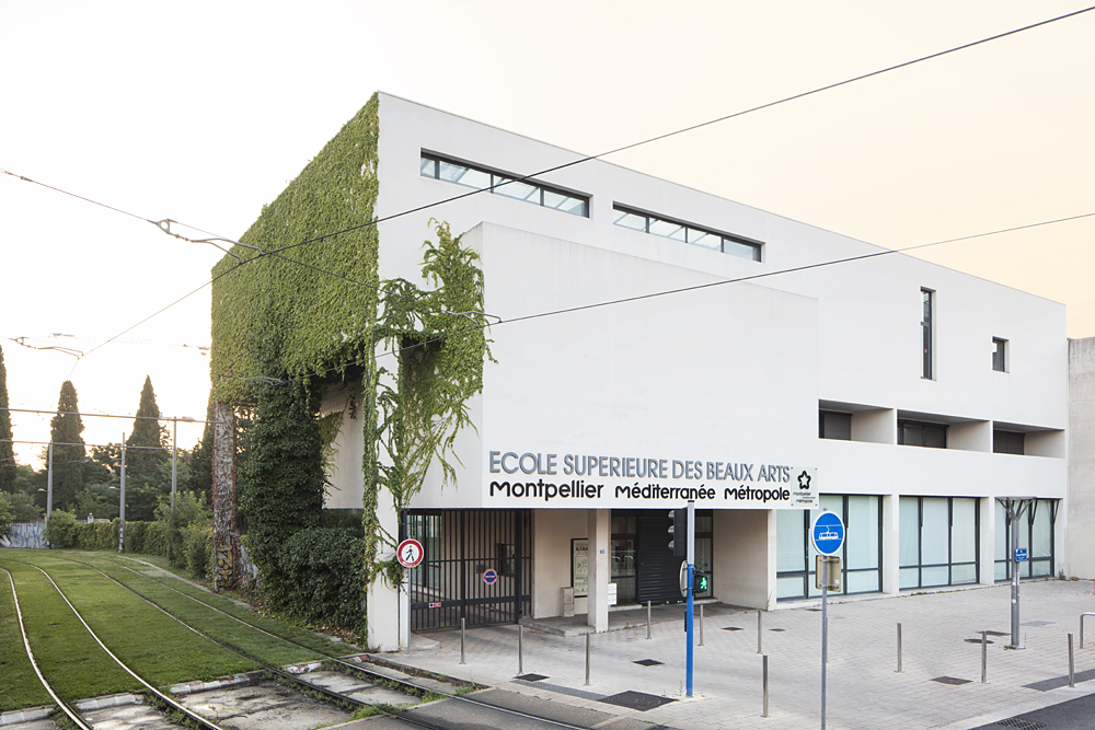 Façade Ecole des Beaux arts Montpellier