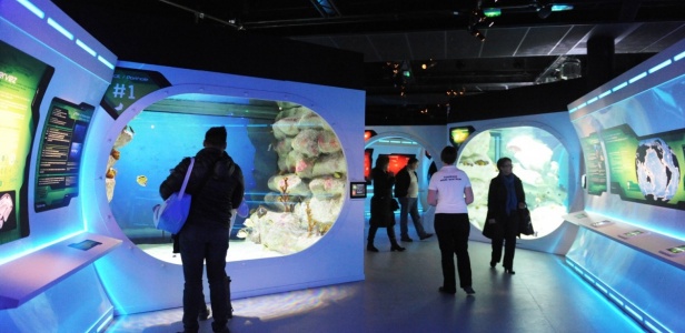 illustration de l'exposition Mission Odyssée à l'Aquarium Mare Nostrum