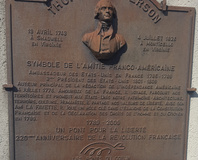 Saint-Georges-d'Orques - Plaque Thomas Jefferson