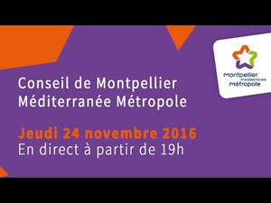 Embedded thumbnail for Conseil de Métropole du 24 novembre 2016