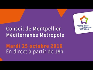 Embedded thumbnail for Conseil de Métropole du 25 octobre 2016