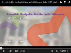 Embedded thumbnail for Conseil de Métropole du 29 juin 2015