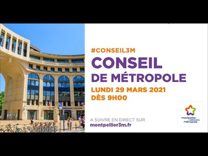 Embedded thumbnail for Conseil de Métropole du 29 mars 2021