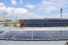 BIC - Visite de la toiture équipée de panneaux photovoltaïques