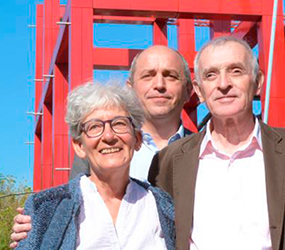 Anne Hessel, Jean Jouzel et Pierre Larrouturou 