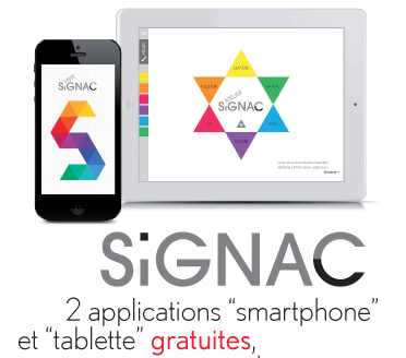 2 applications mobiles pour l'exposition Signac au musée Fabr