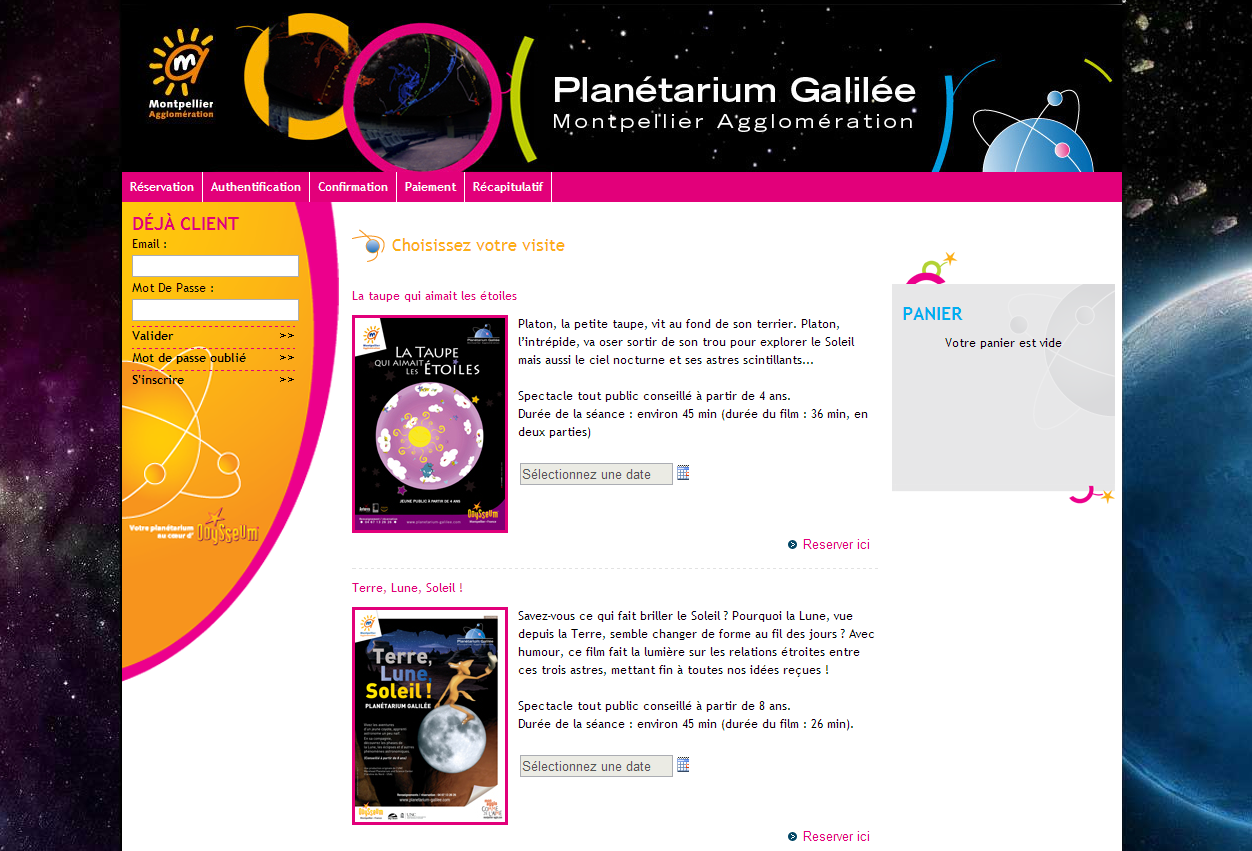 Finies les files d’attente au Planétarium Galilée grâce au E-billet !