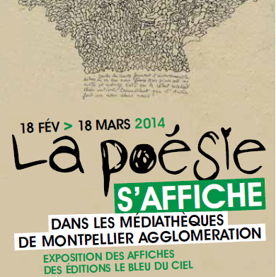 La poésie s’affiche dans le réseau des médiathèques de Montpellier Agglomération