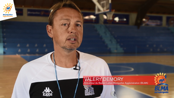 Interview avec Valery Demory, entraîneur du Basket Lattes Montpellier Agglomération (BLMA)